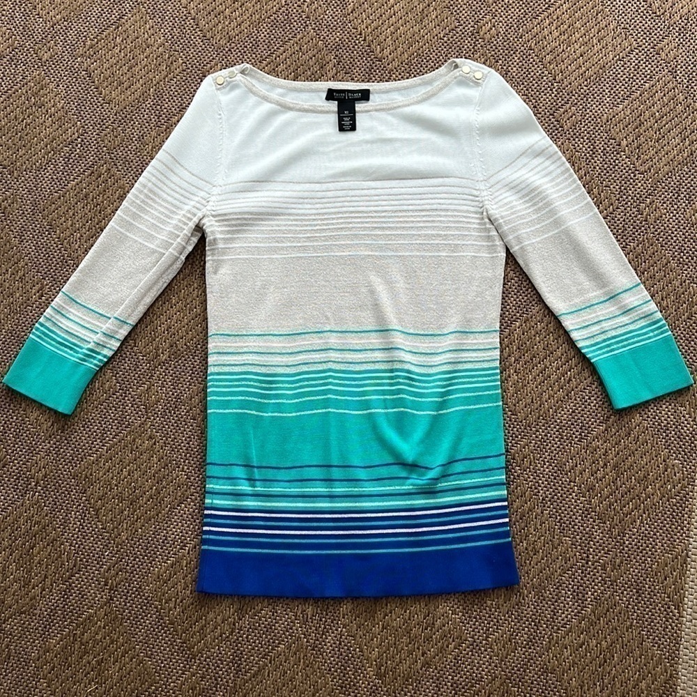 White House Black Market Sparkle Summer SweaterSize XS